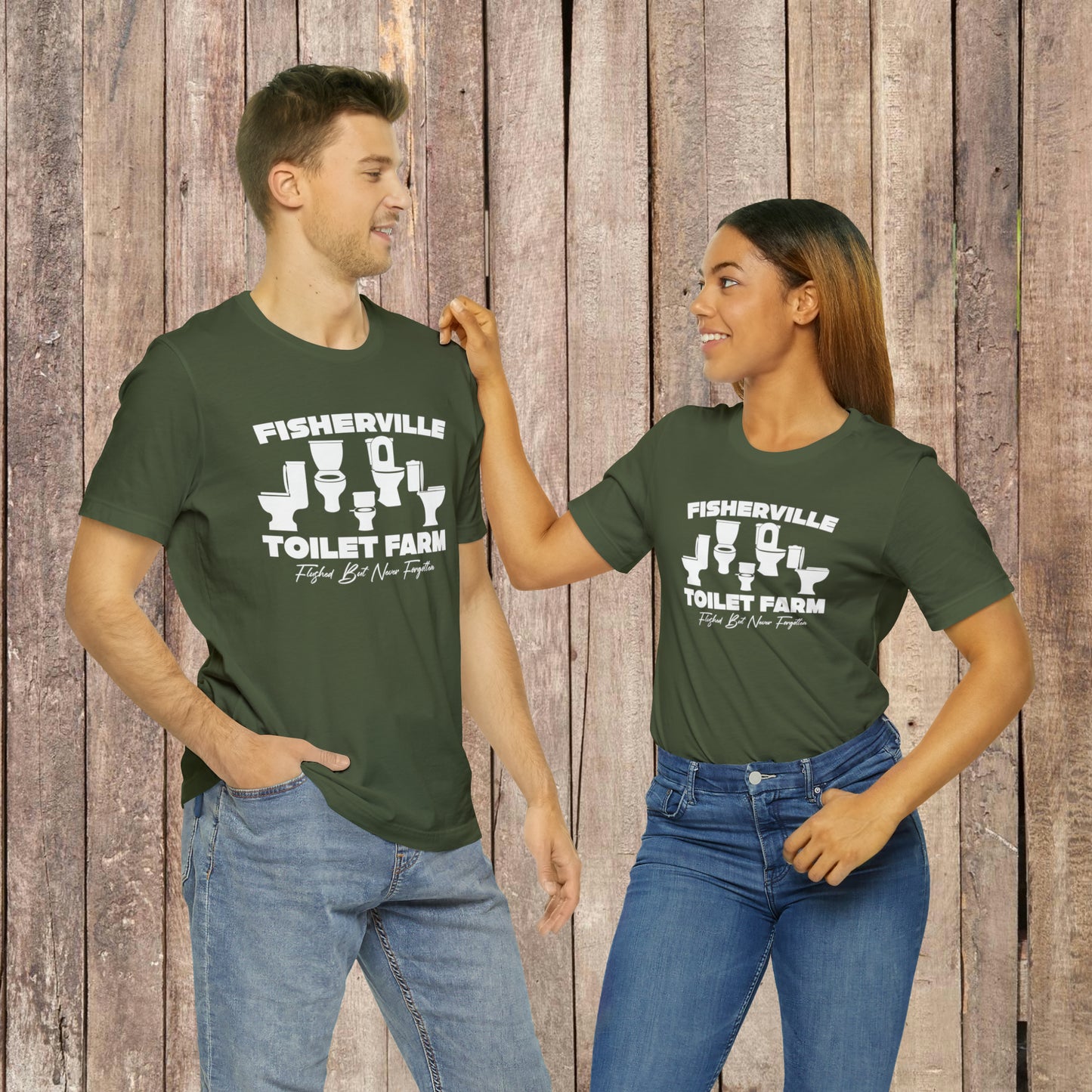Fisherville Toilet Farm Tee (Flushed But Never Forgotten)