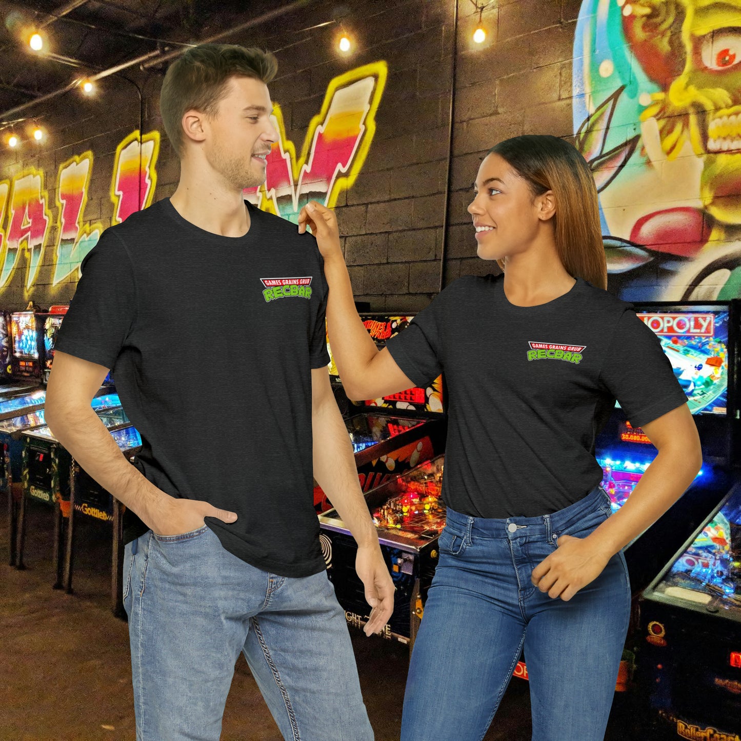 Recbar in a Halfshell 2-Sided Tee