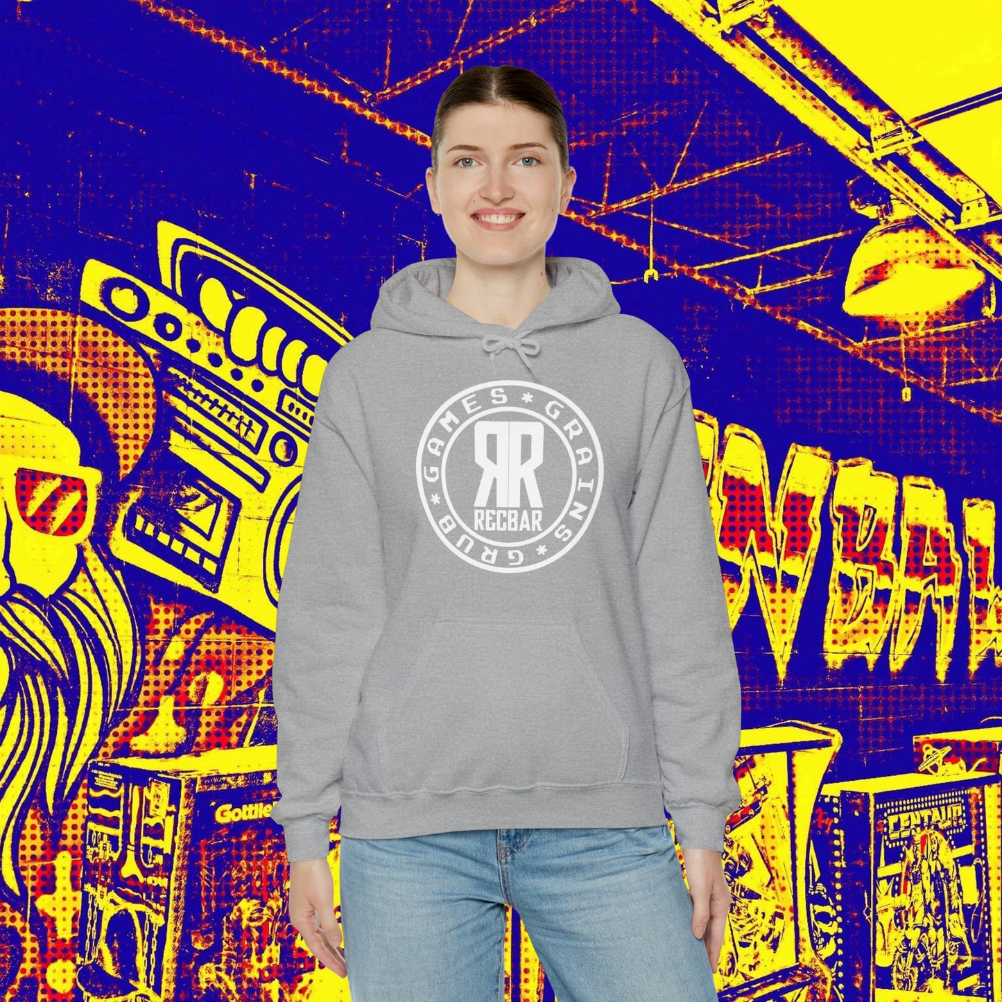Recbar Classic Triple G Hoodie (Games*Grains*Grub)