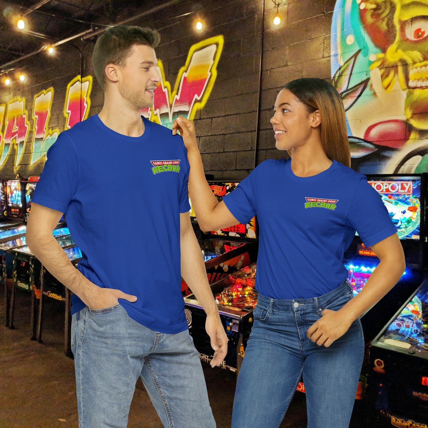 Recbar in a Halfshell 2-Sided Tee