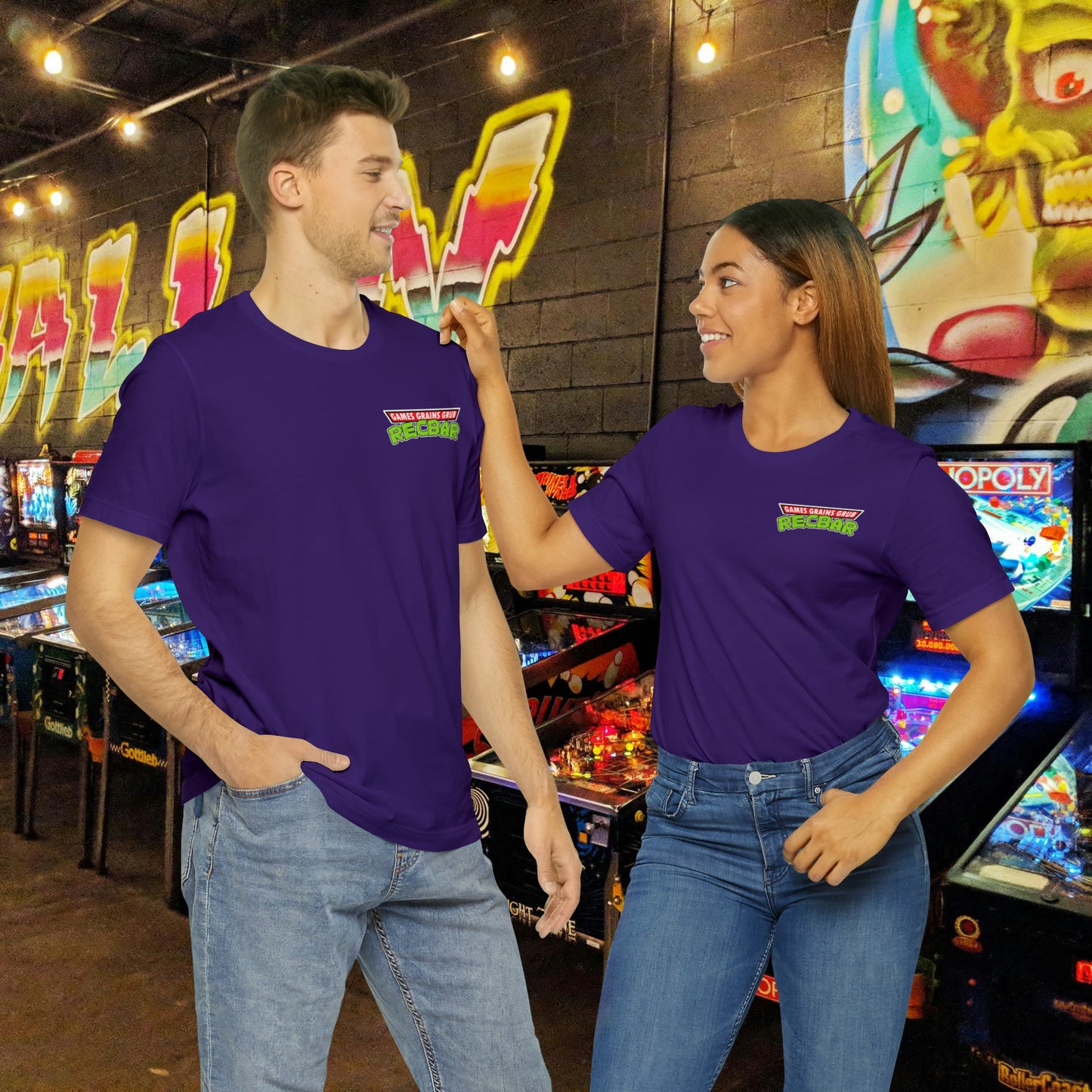 Recbar in a Halfshell 2-Sided Tee