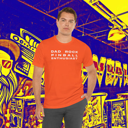 Dad Rock Pinball Enthusiast Tee