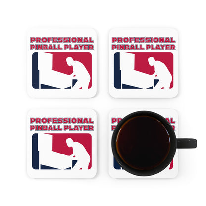 Pinball Pro Corkwood Coaster Set