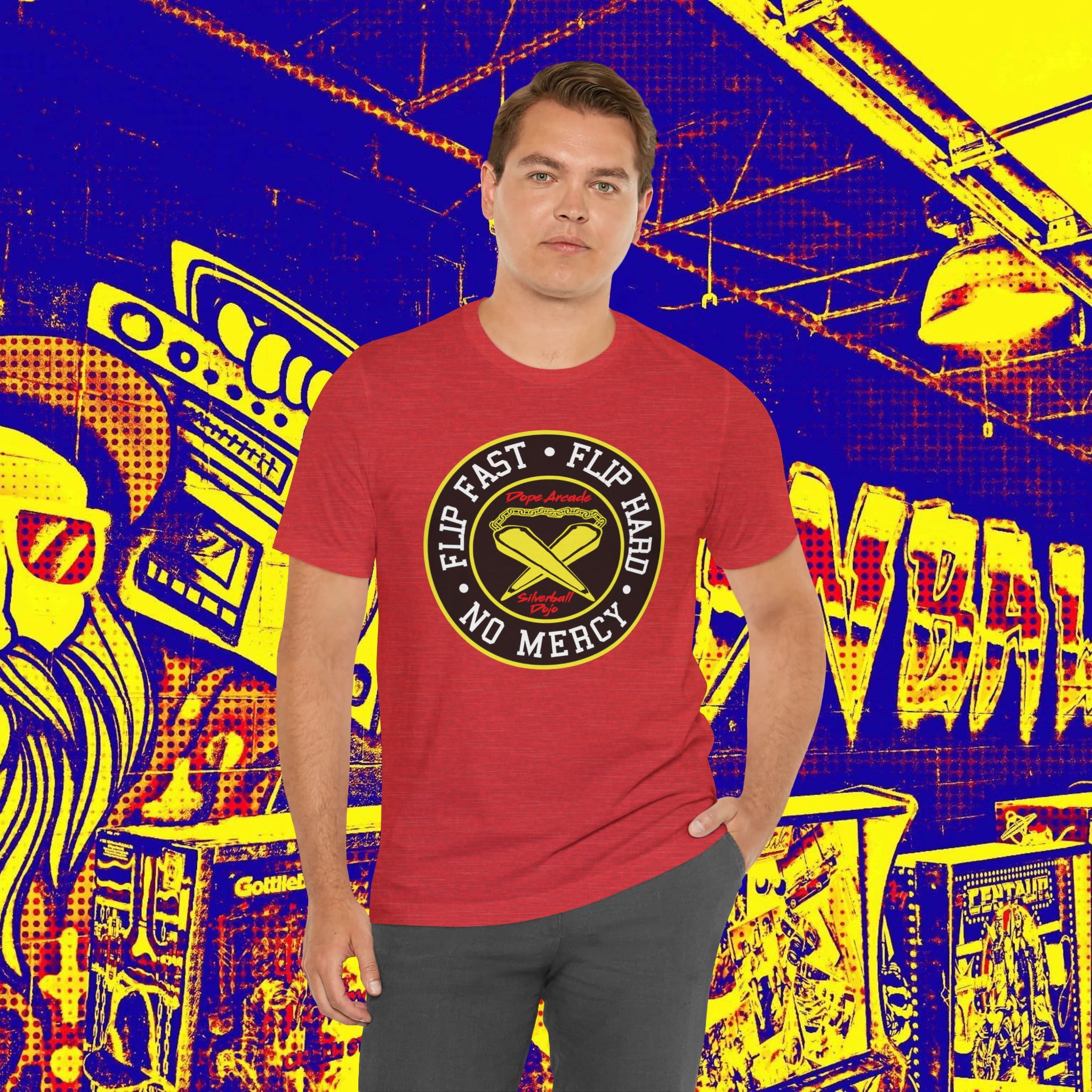 Silverball Dojo Tee – Dope Arcade