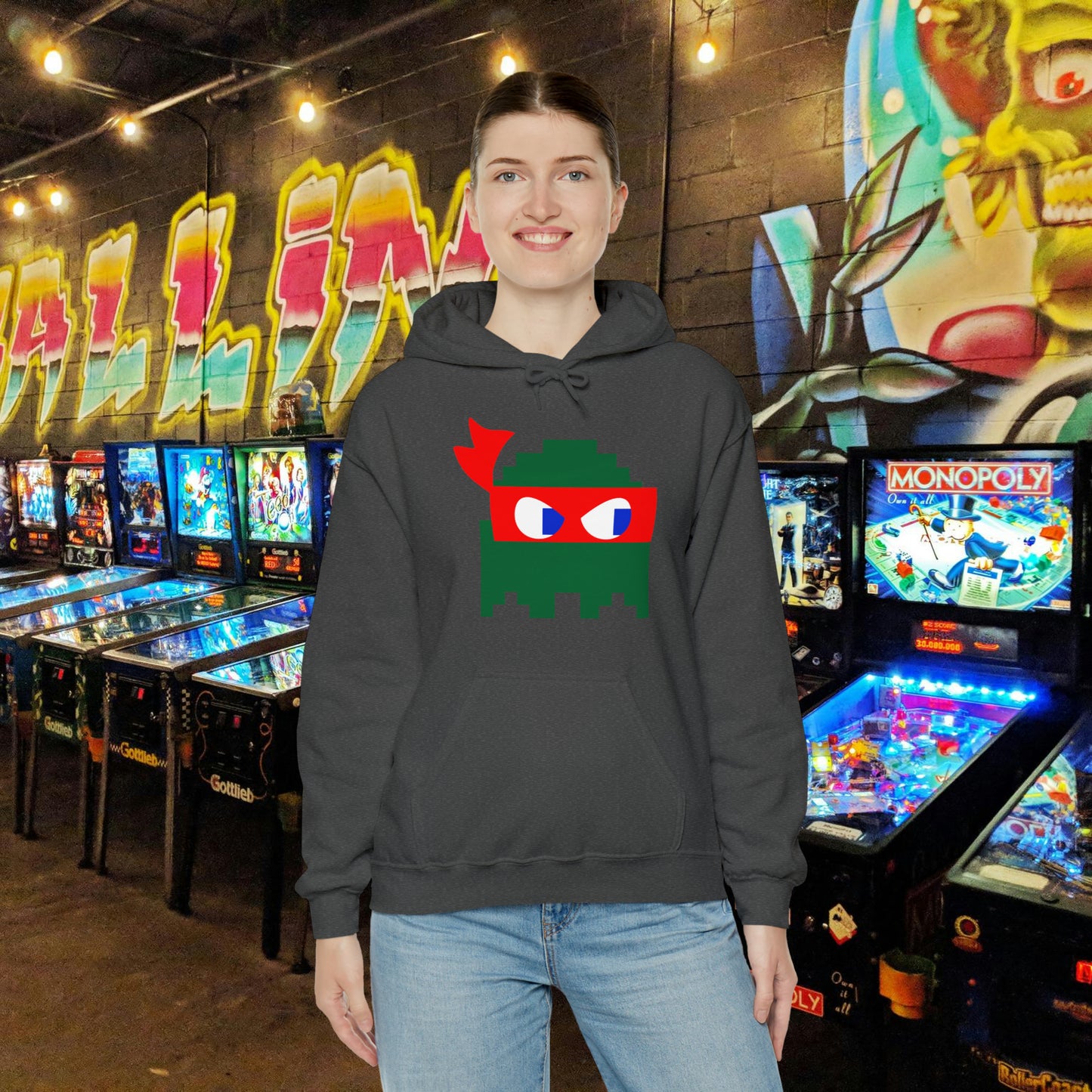 Ninja Ghost Hooded Sweatshirt