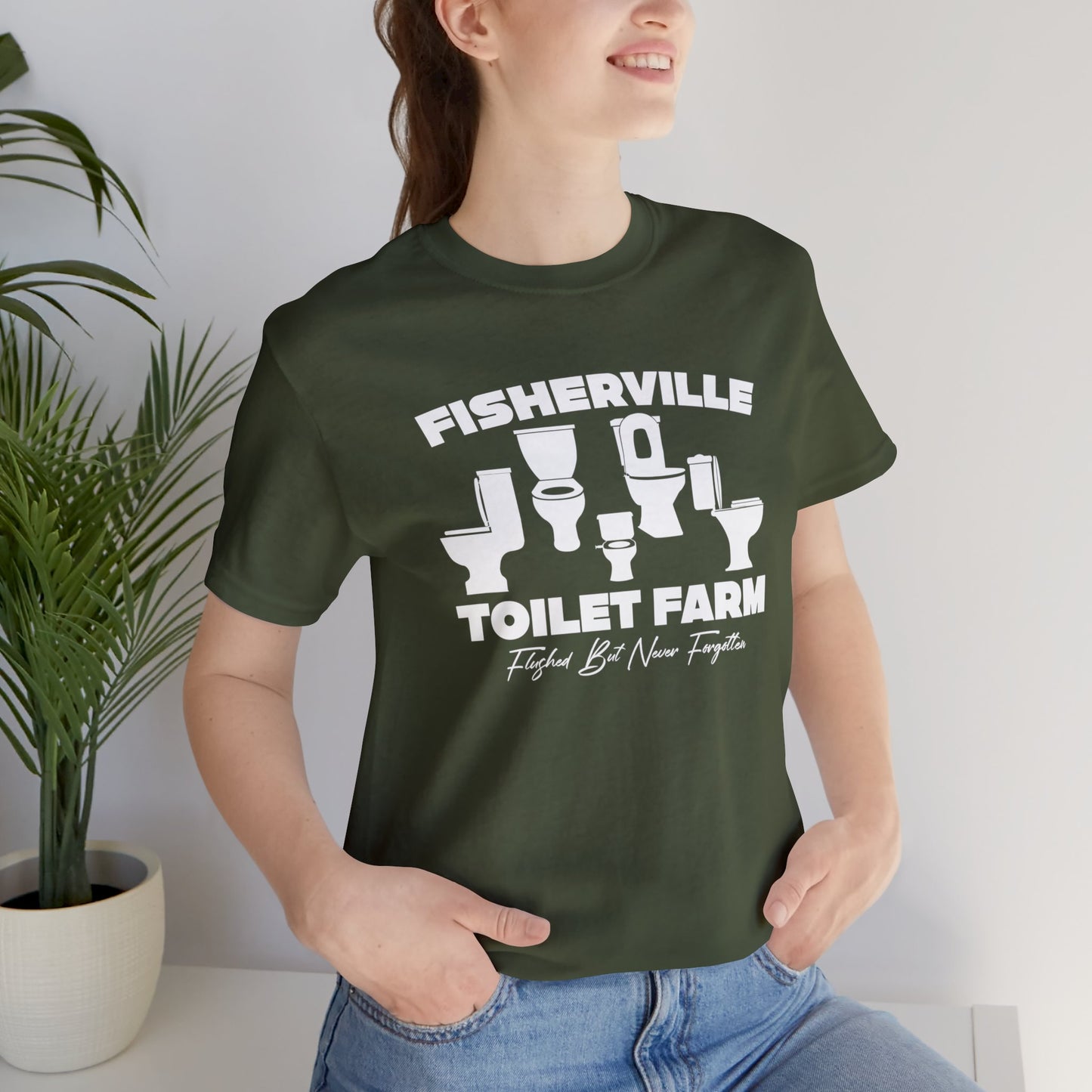 Fisherville Toilet Farm Tee (Flushed But Never Forgotten)
