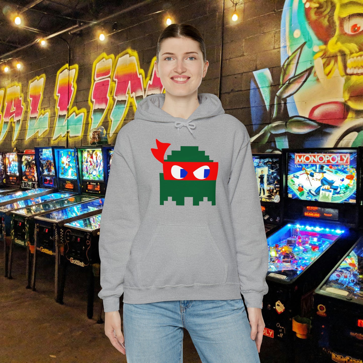 Ninja Ghost Hooded Sweatshirt