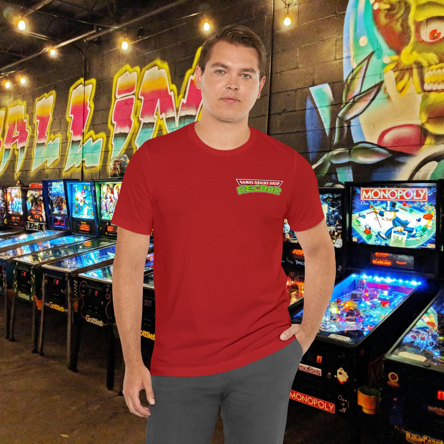 Recbar in a Halfshell 2-Sided Tee