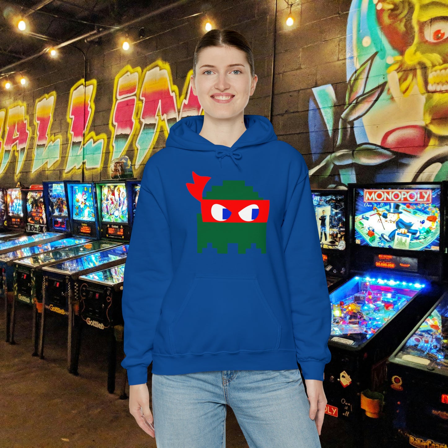 Ninja Ghost Hooded Sweatshirt