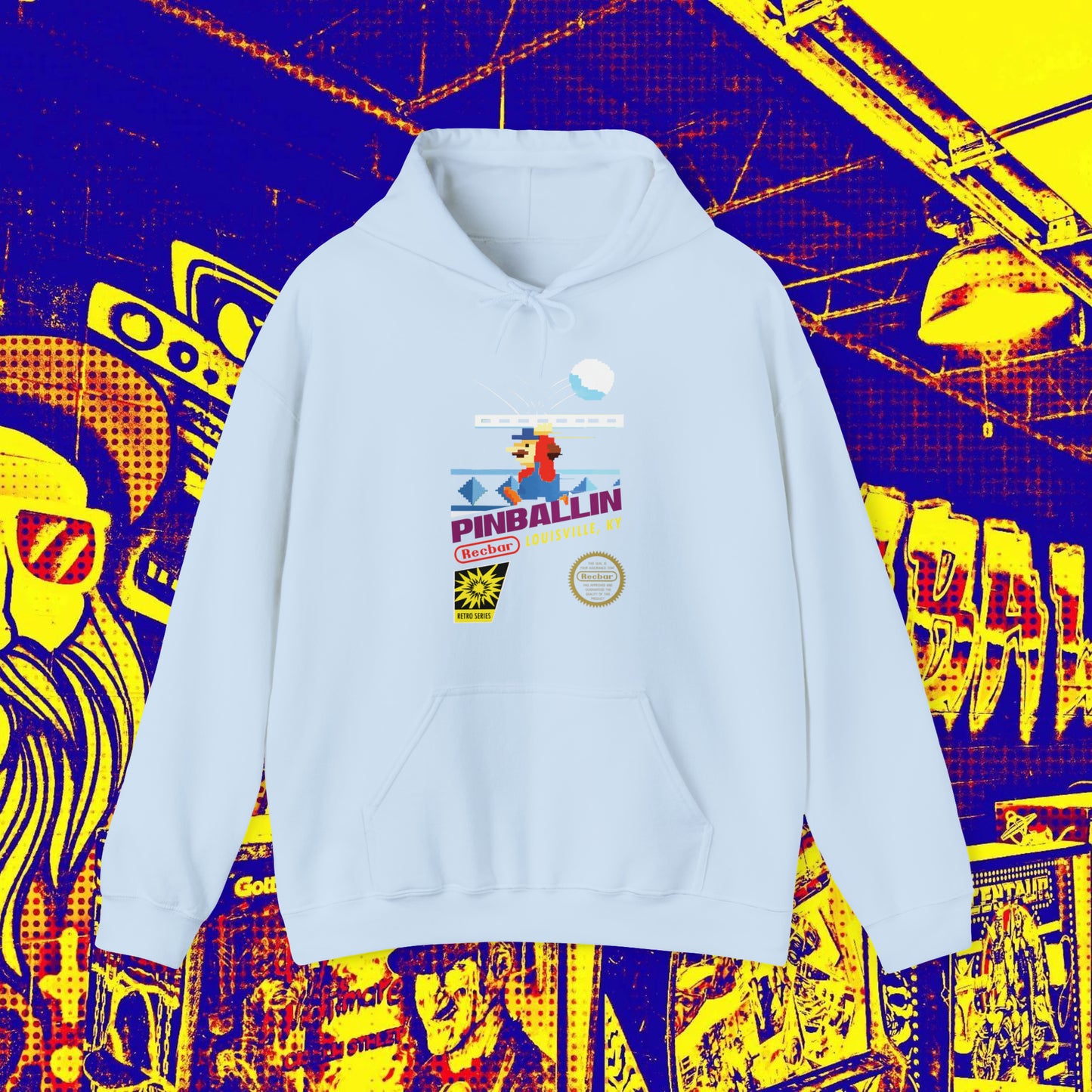 8-Bit Recbar Pinballin' Louisville Hoodie