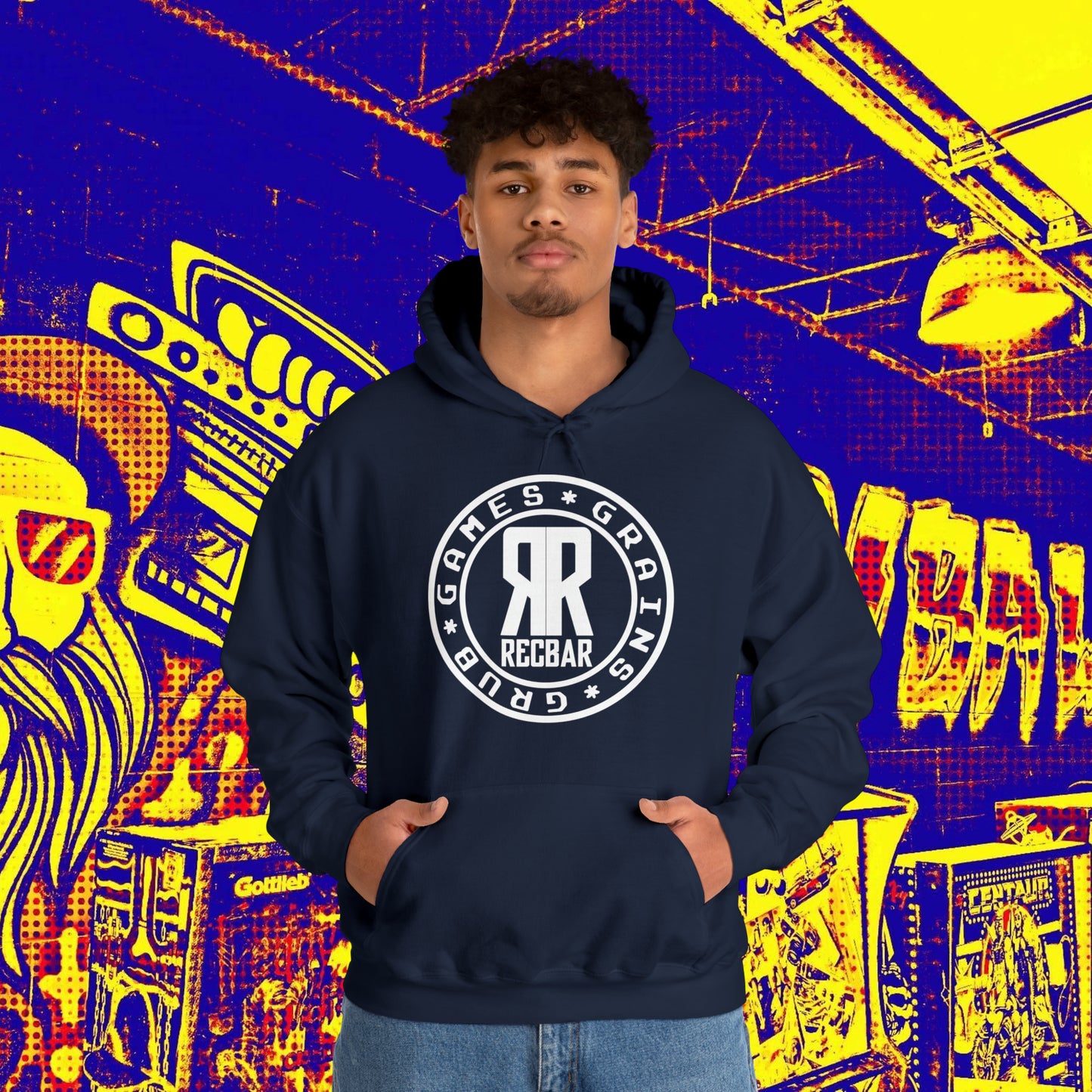 Recbar Classic Triple G Hoodie (Games*Grains*Grub)