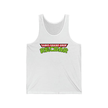 Recbar in a Halfshell Jersey Tank