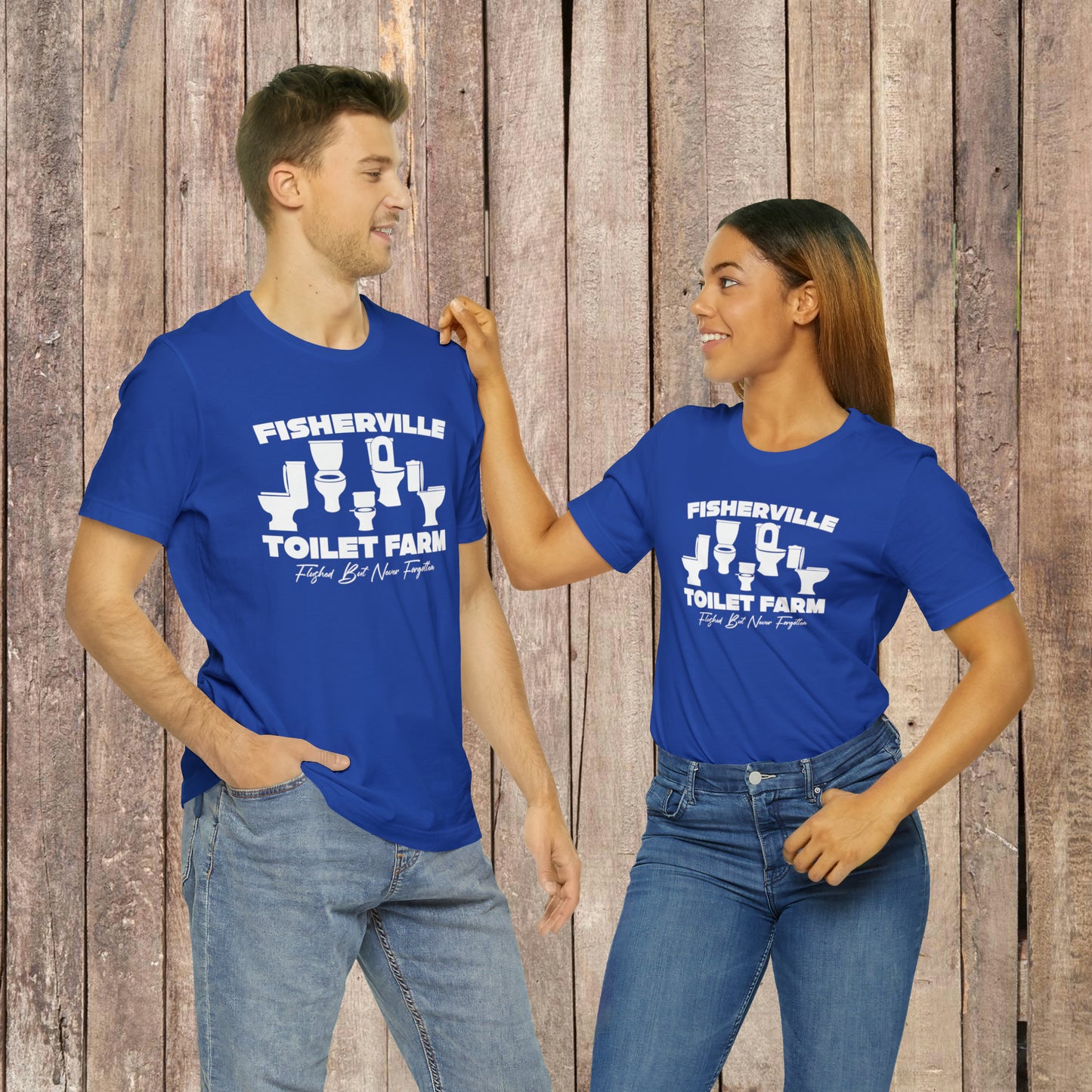 Fisherville Toilet Farm Tee (Flushed But Never Forgotten)