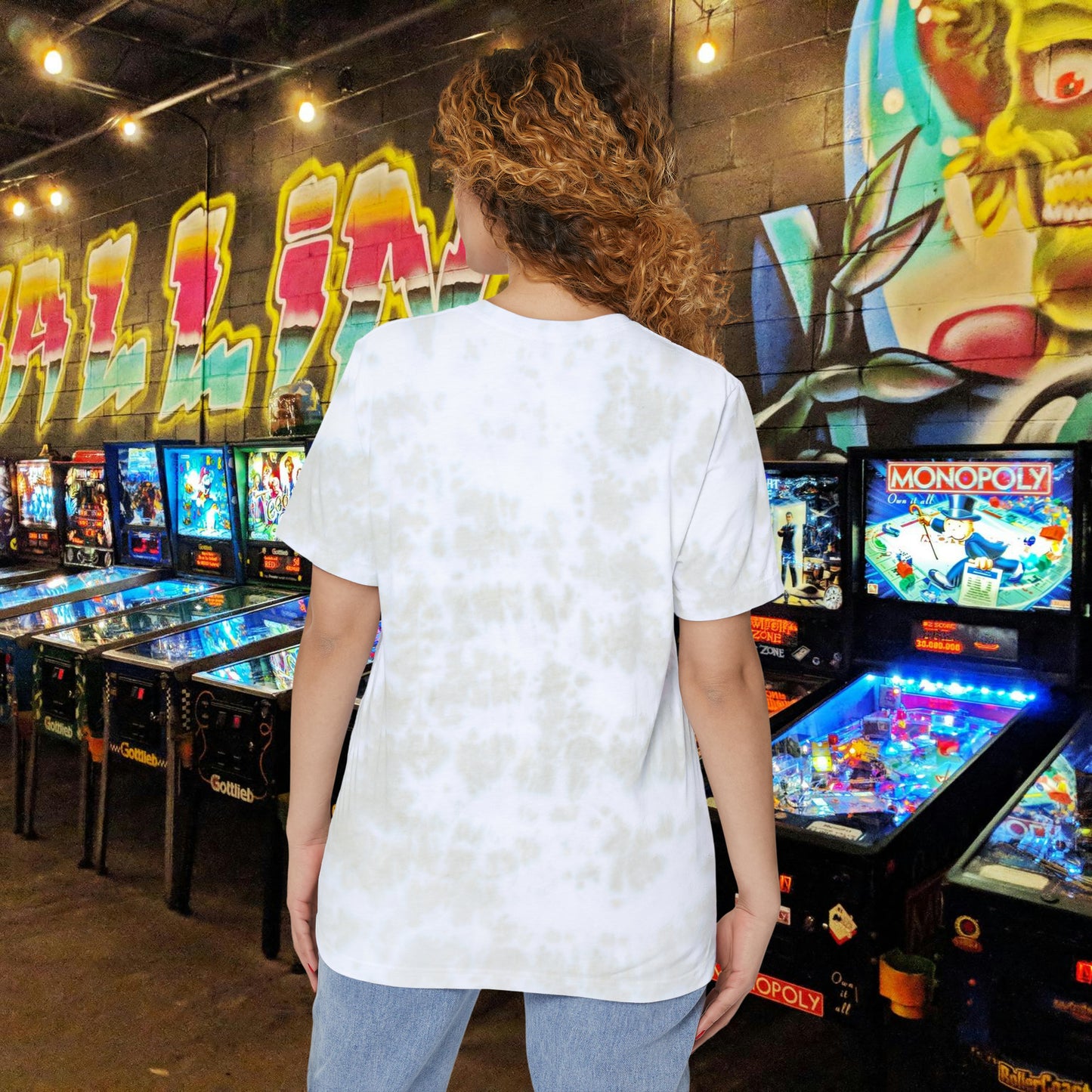 Recbar in a Halfshell Unisex FWD Fashion Tie-Dyed T-Shirt