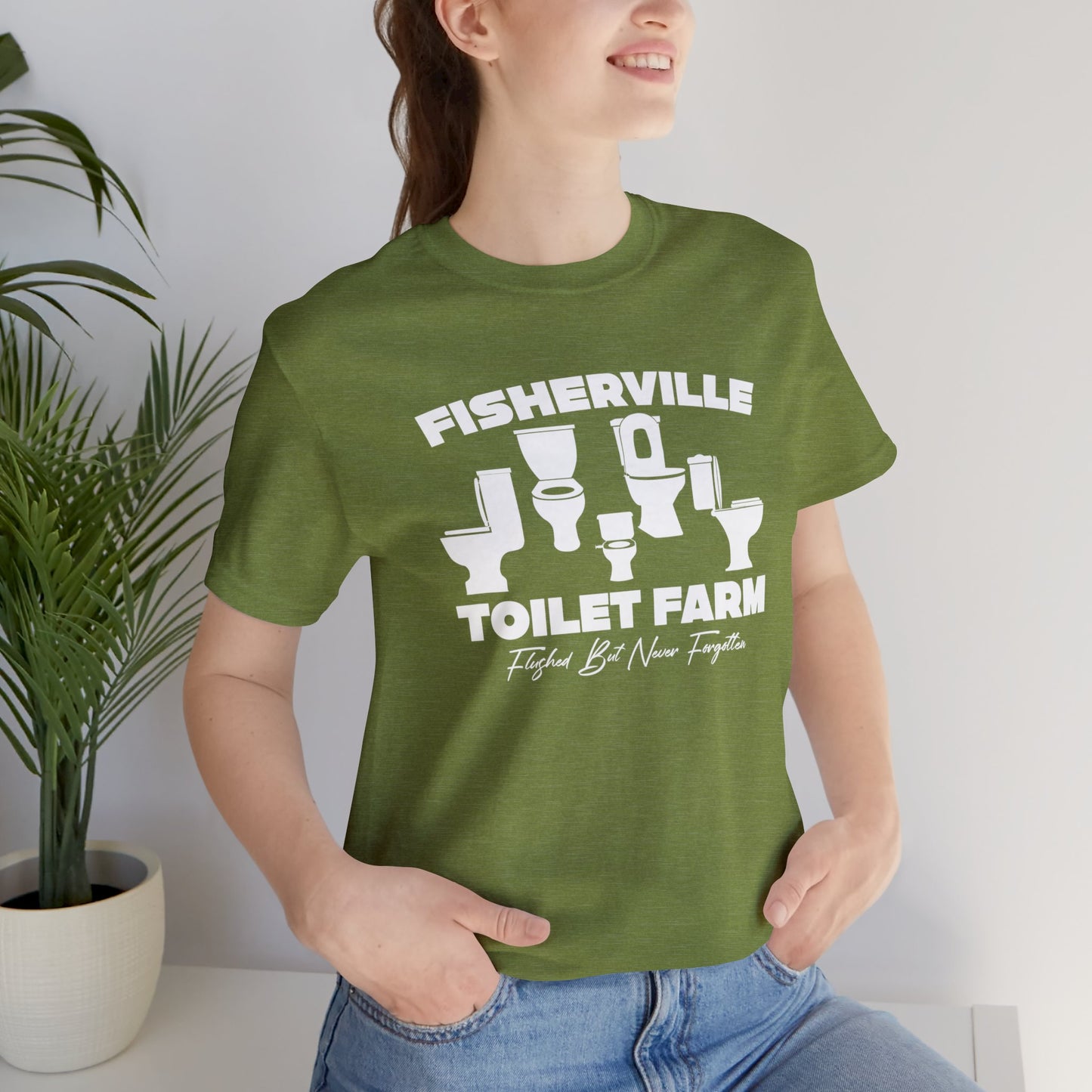 Fisherville Toilet Farm Tee (Flushed But Never Forgotten)