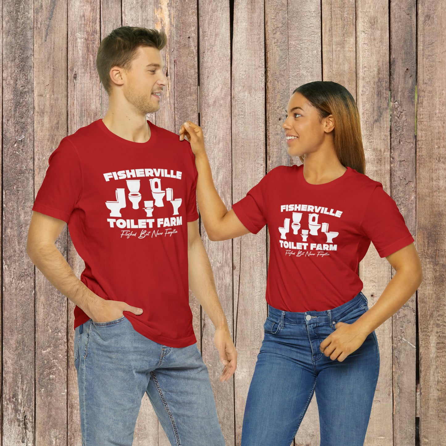 Fisherville Toilet Farm Tee (Flushed But Never Forgotten)