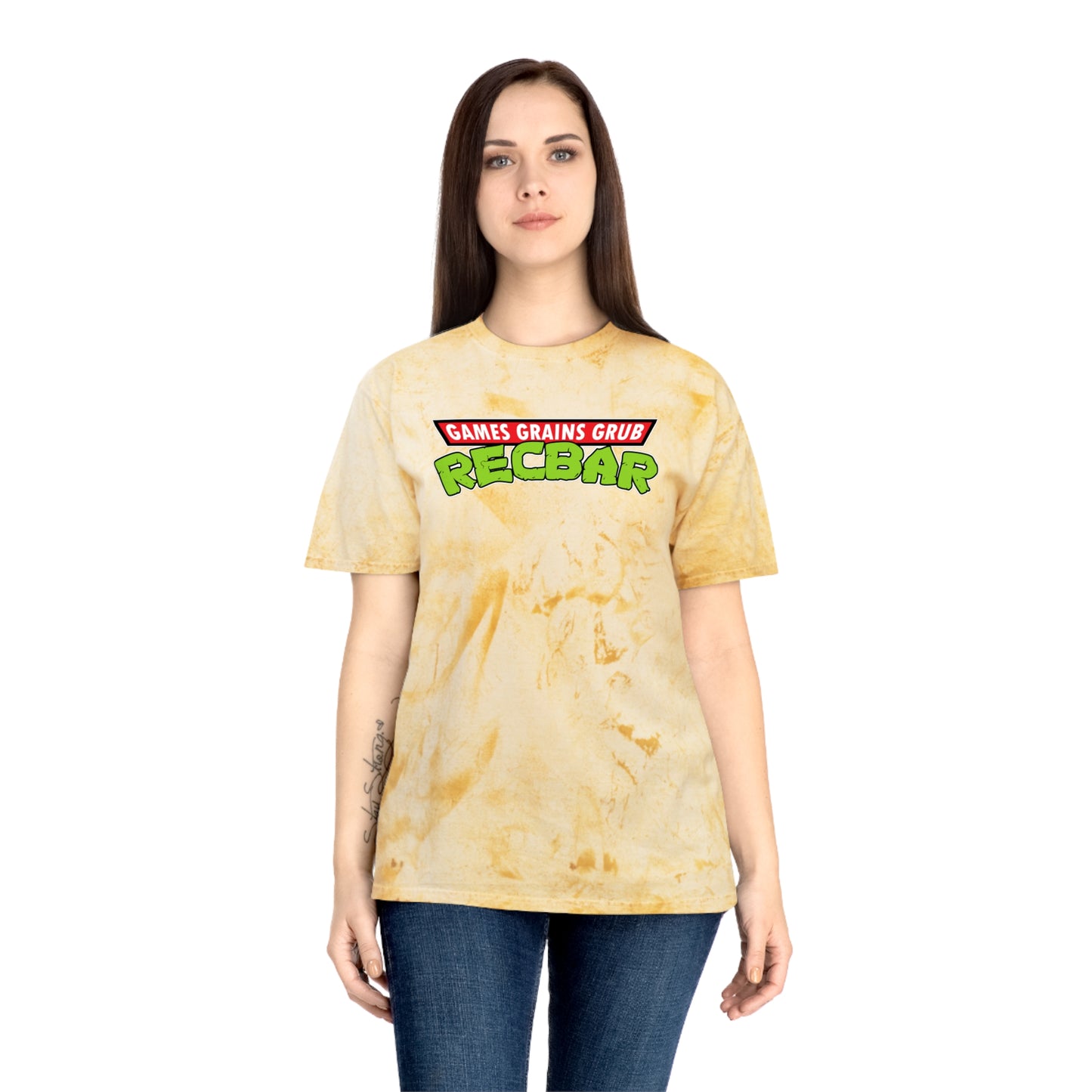 Recbar in a Halfshell Unisex Color Blast T-Shirt