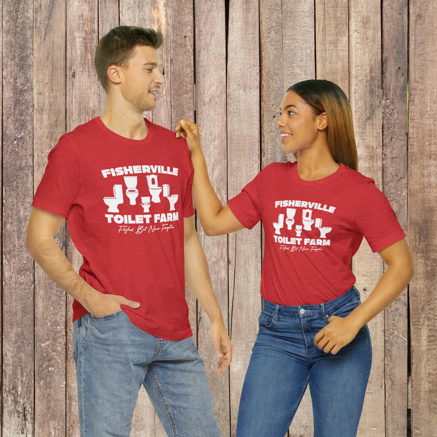 Fisherville Toilet Farm Tee (Flushed But Never Forgotten)