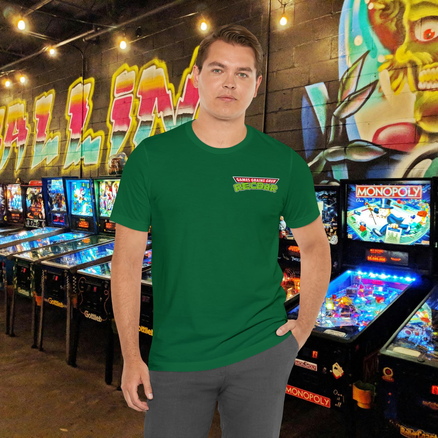 Recbar in a Halfshell 2-Sided Tee