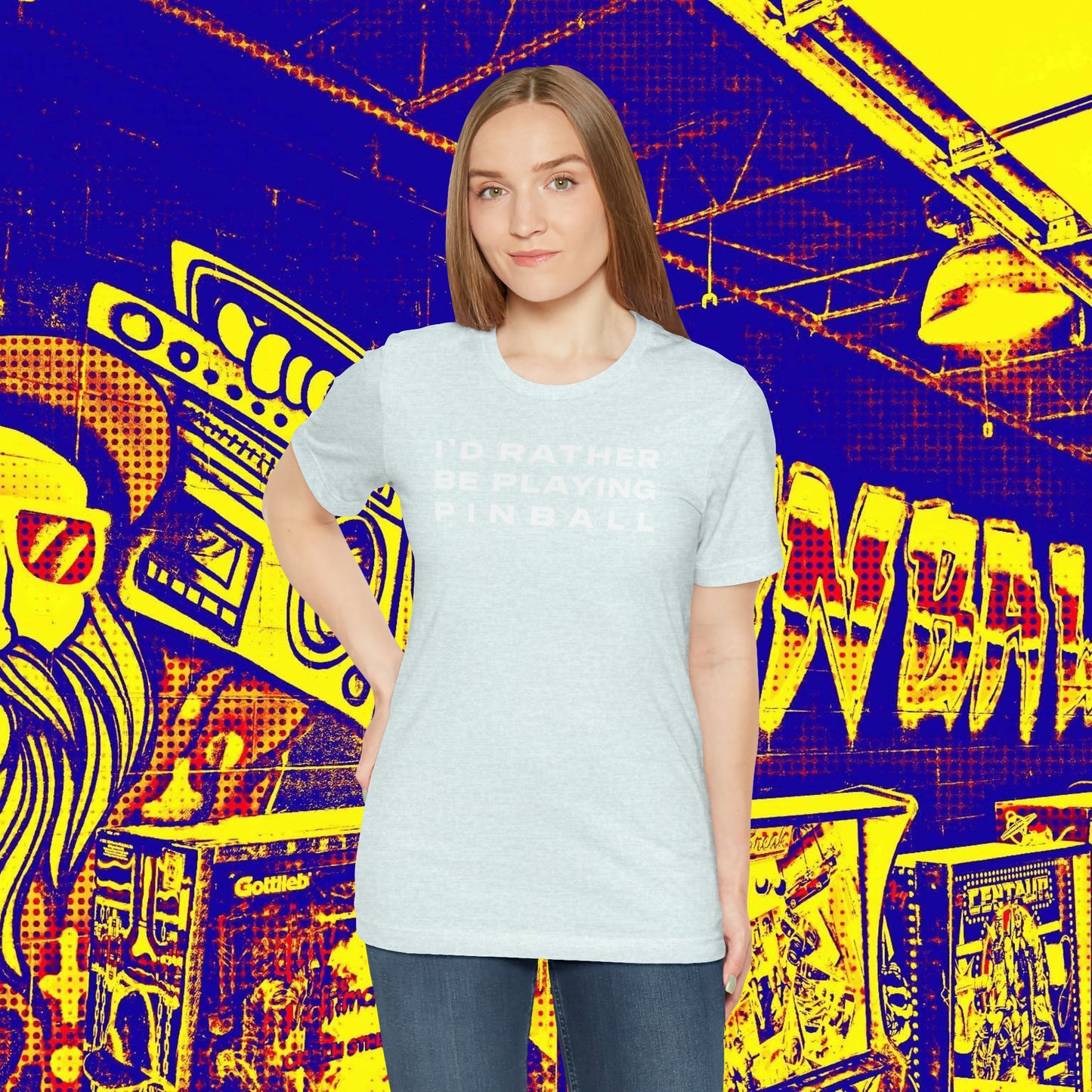 I'd Rather Be Playing Pinball Tee