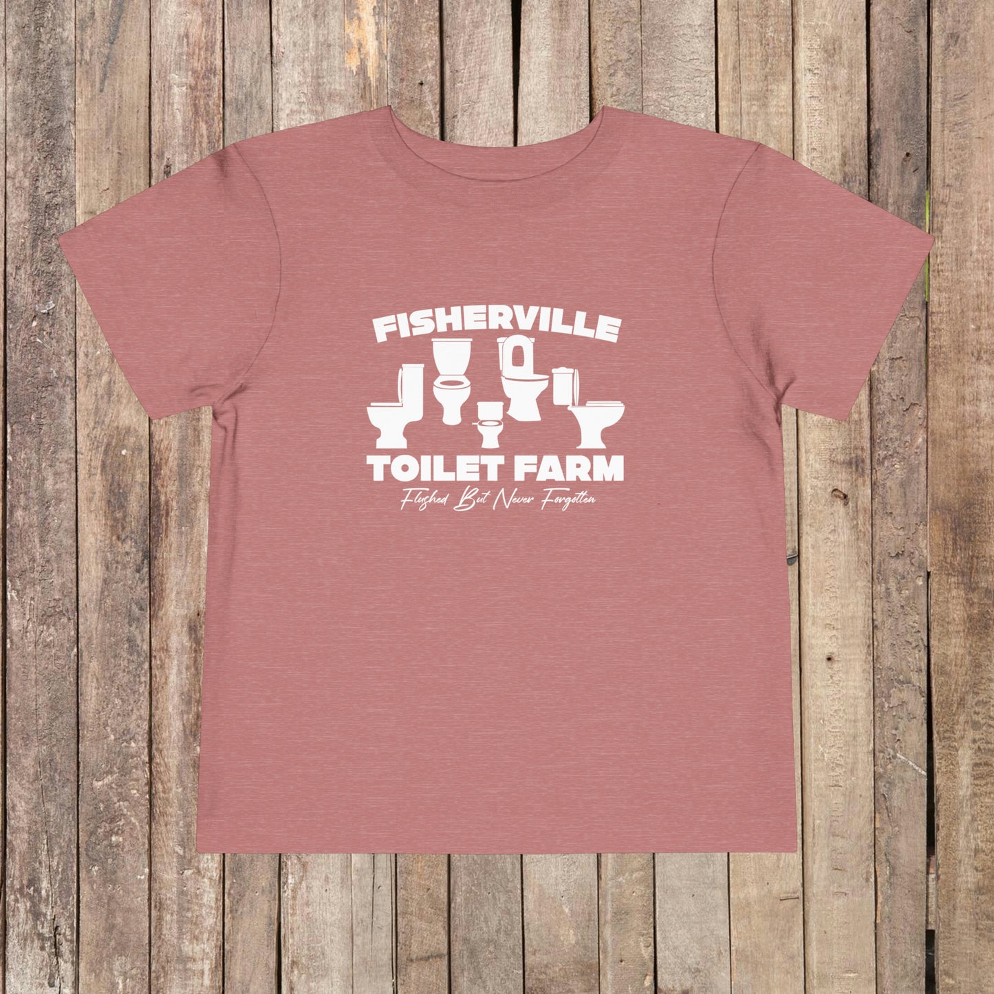 Fisherville Toilet Farm Toddler Short Sleeve Tee