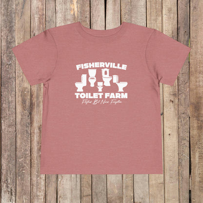 Fisherville Toilet Farm Toddler Short Sleeve Tee
