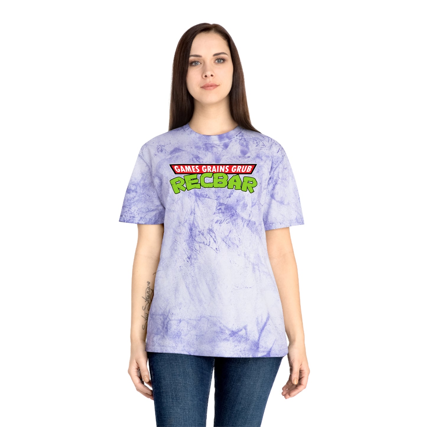 Recbar in a Halfshell Unisex Color Blast T-Shirt