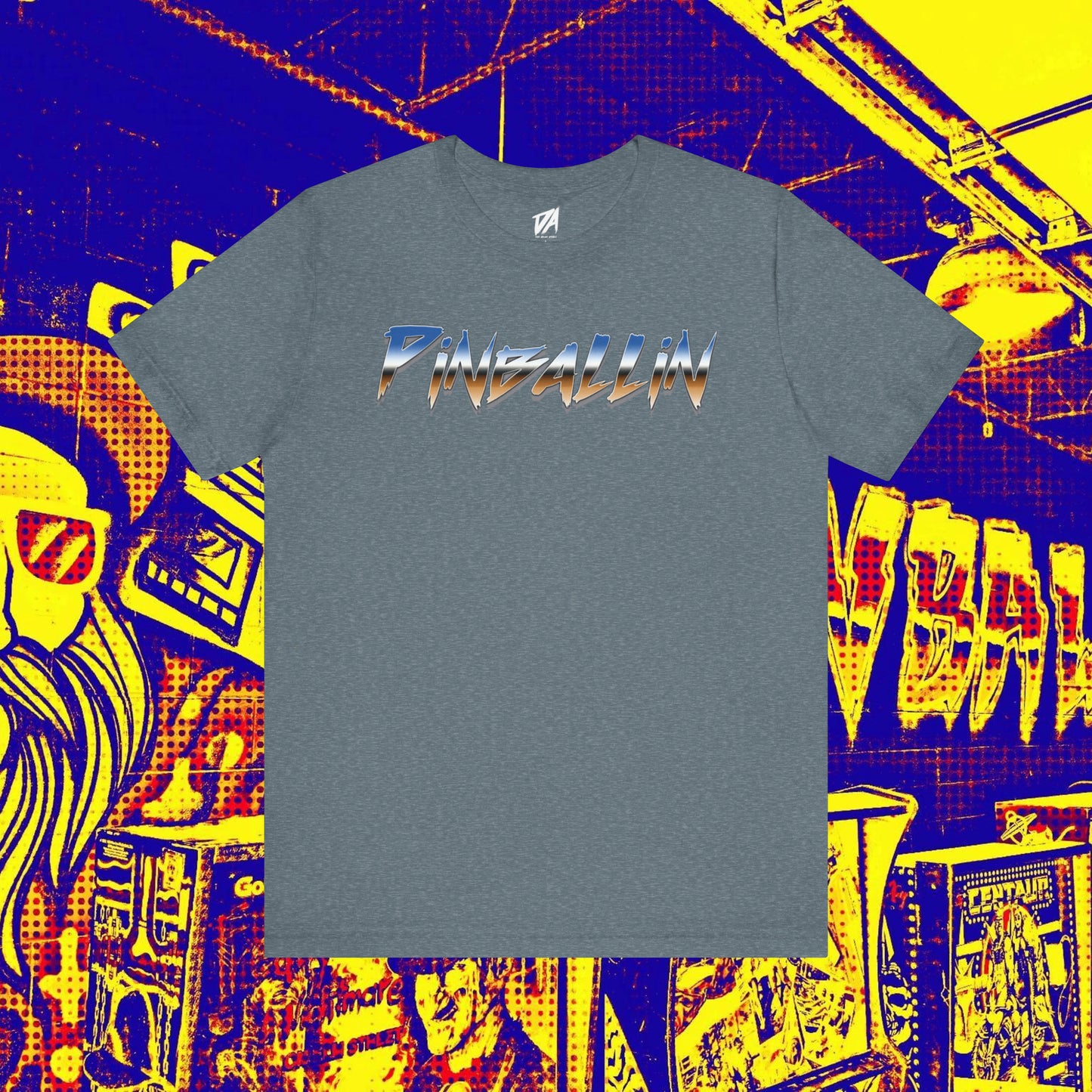 Pinballin Retro Gradient Tee