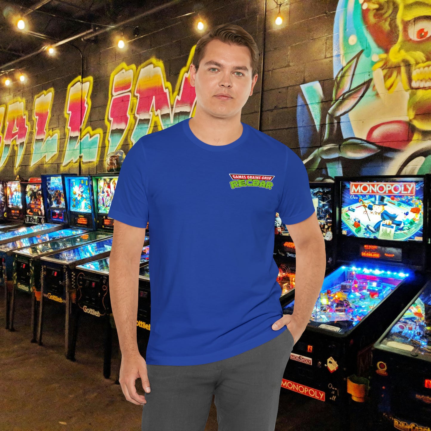 Recbar in a Halfshell 2-Sided Tee