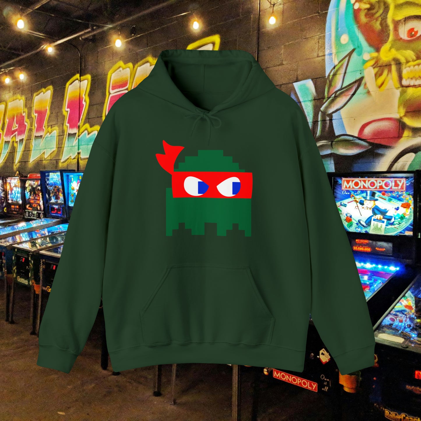 Ninja Ghost Hooded Sweatshirt