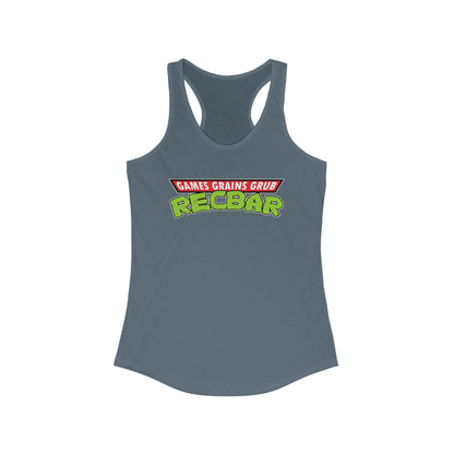 Recbar in a Halfshell Women's Racerback Tank