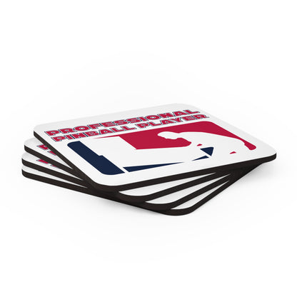 Pinball Pro Corkwood Coaster Set