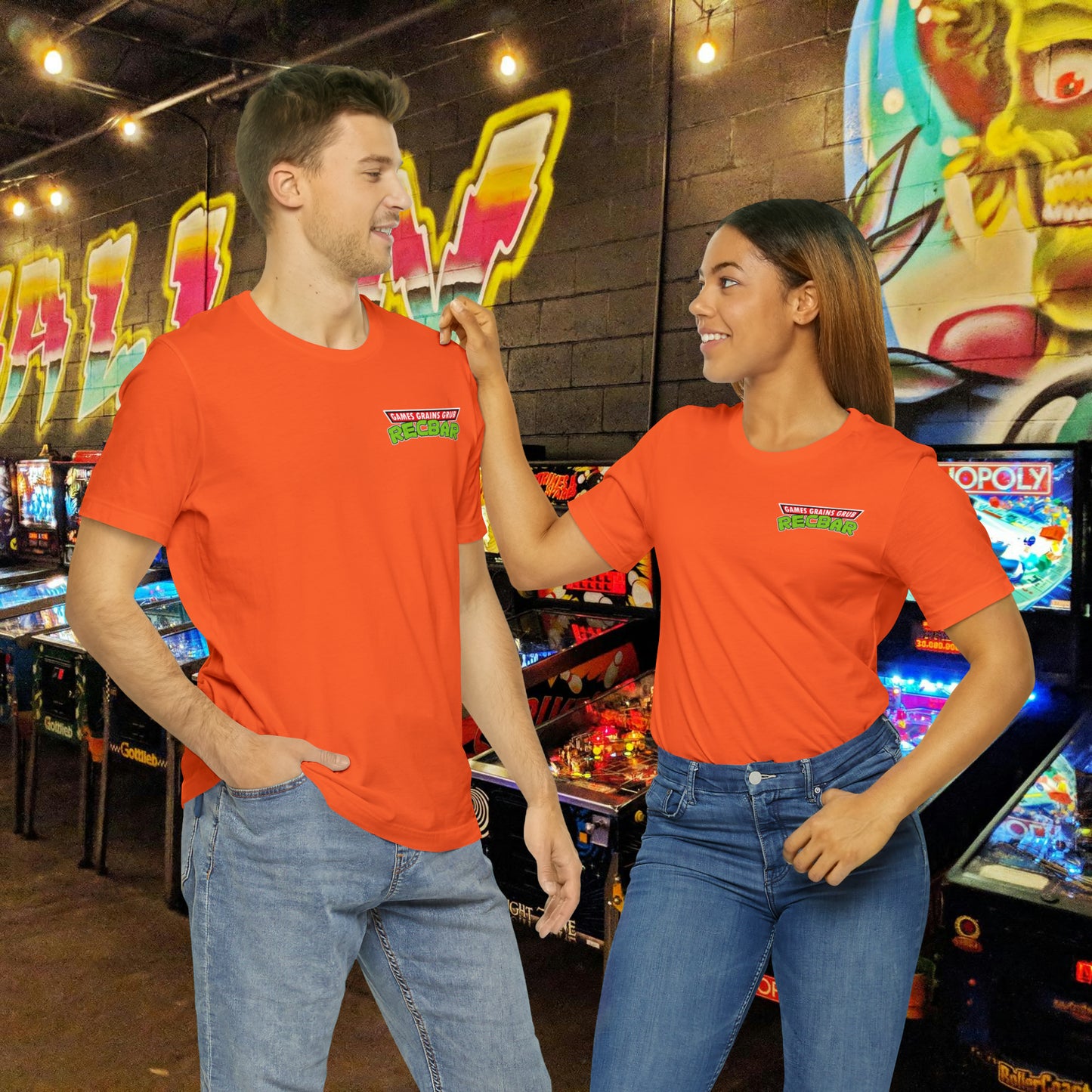 Recbar in a Halfshell 2-Sided Tee