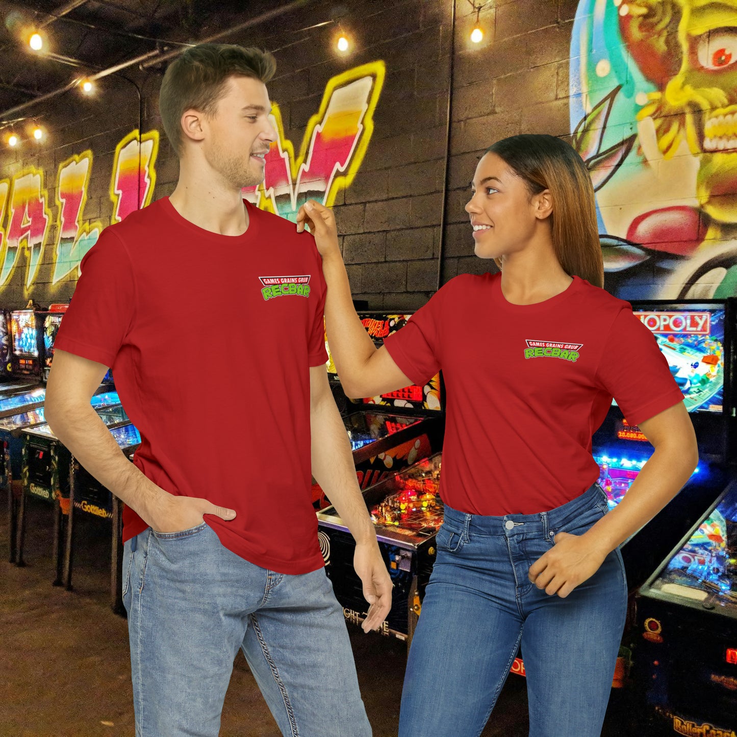 Recbar in a Halfshell 2-Sided Tee