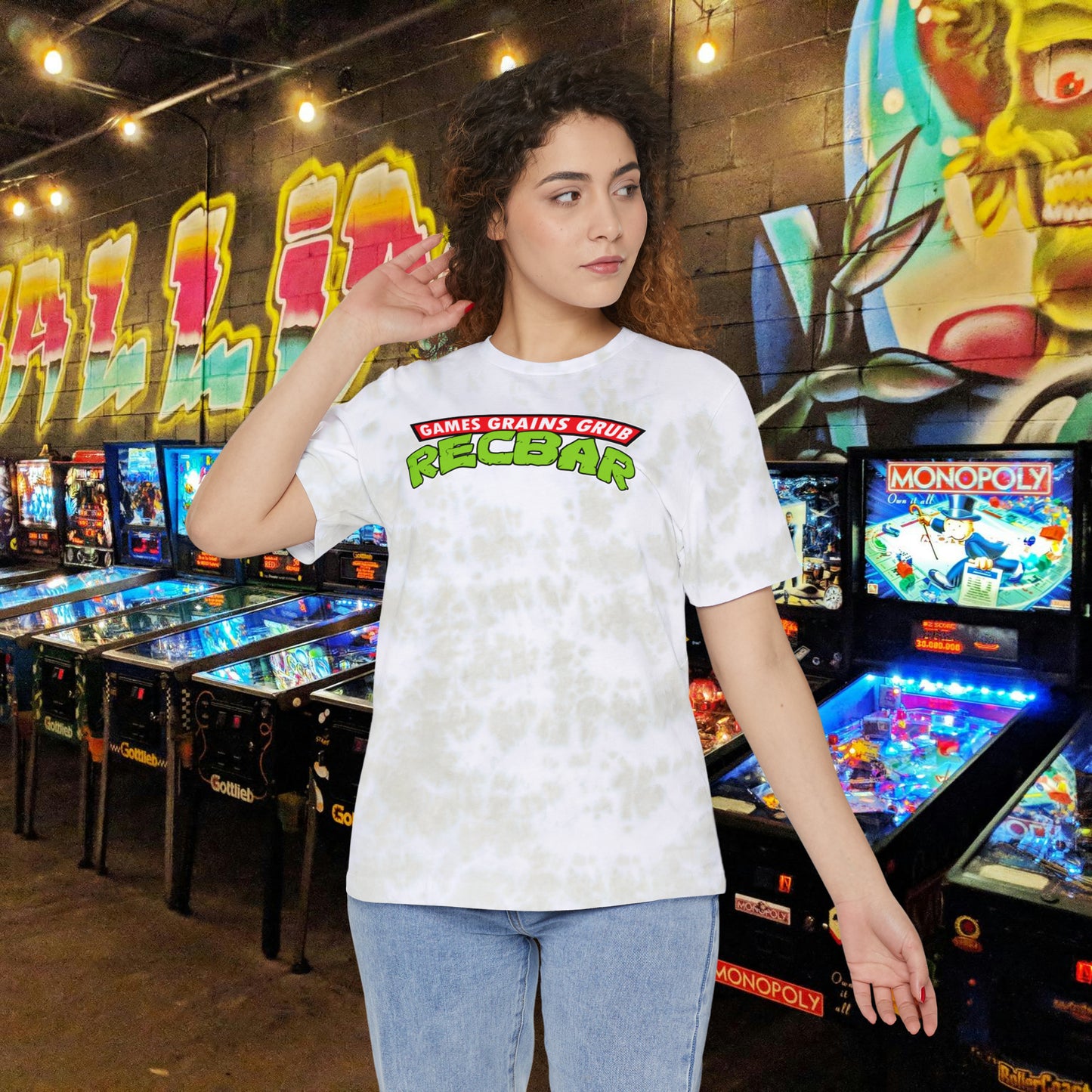 Recbar in a Halfshell Unisex FWD Fashion Tie-Dyed T-Shirt