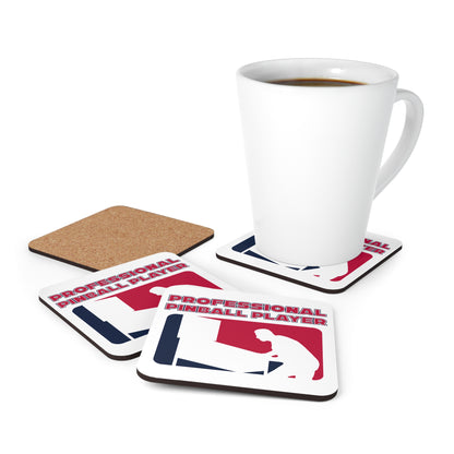Pinball Pro Corkwood Coaster Set