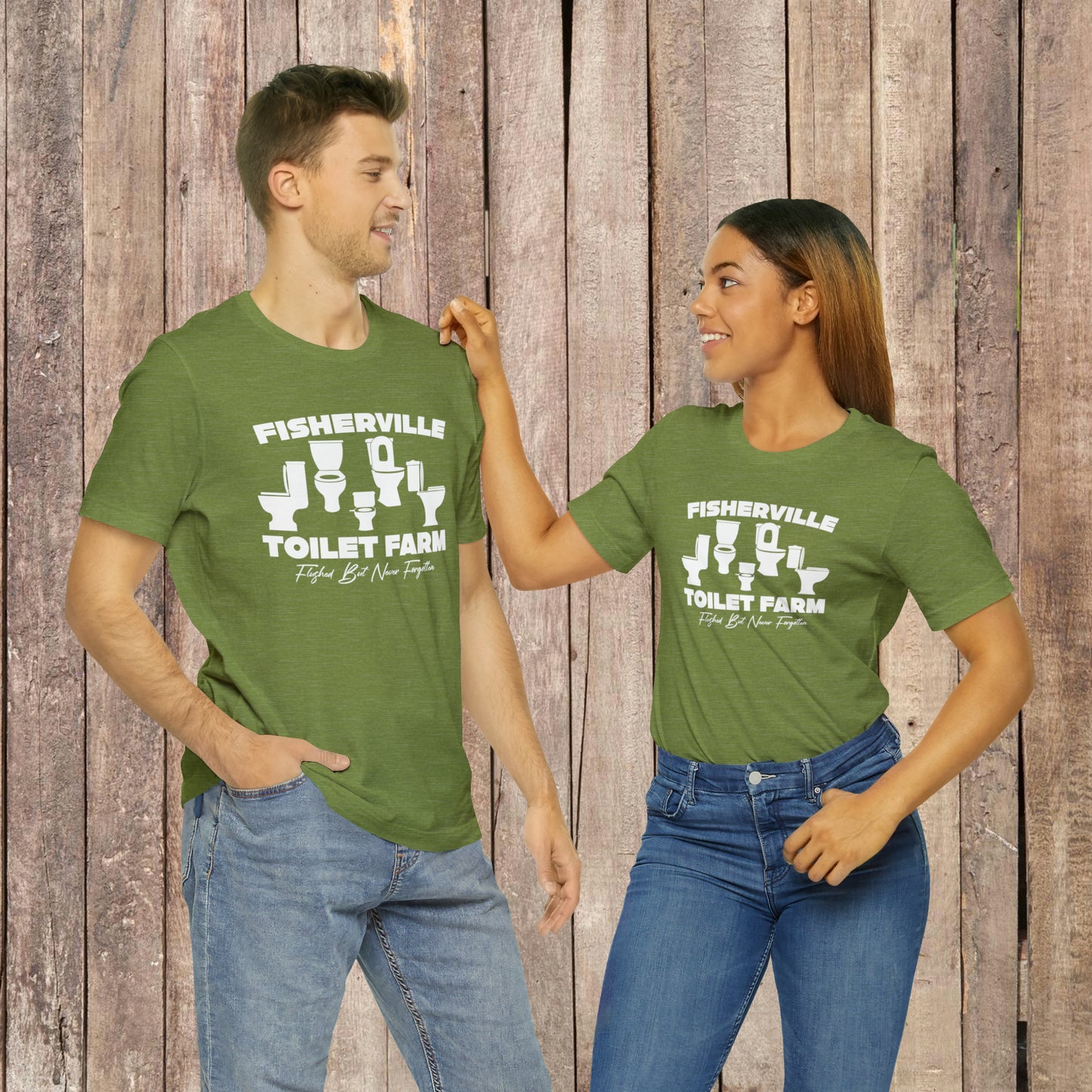 Fisherville Toilet Farm Tee (Flushed But Never Forgotten)