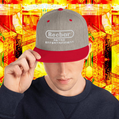 Retro Entertainment Embroidered Snapback Hat