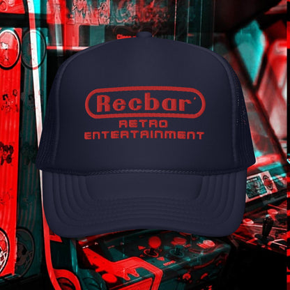 Retro Entertainment Embroidered Foam Trucker