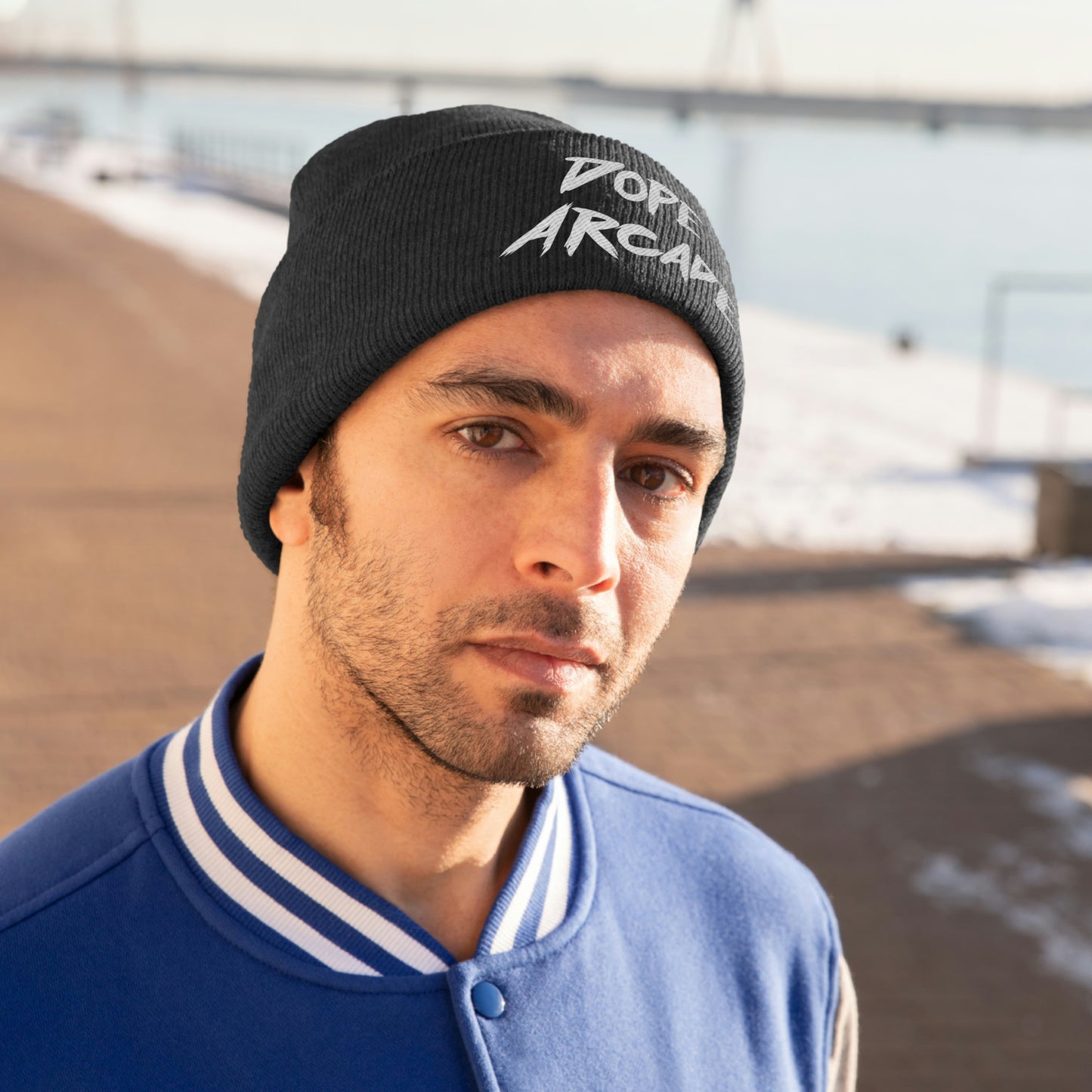 Dope Arcade Script Knit Beanie