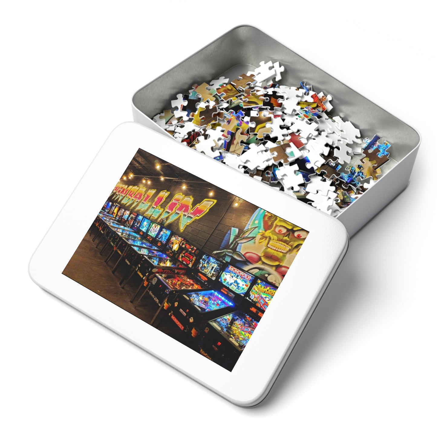 Pinball Room Jigsaw Puzzle (30, 110, 252, 500,1000-Piece)