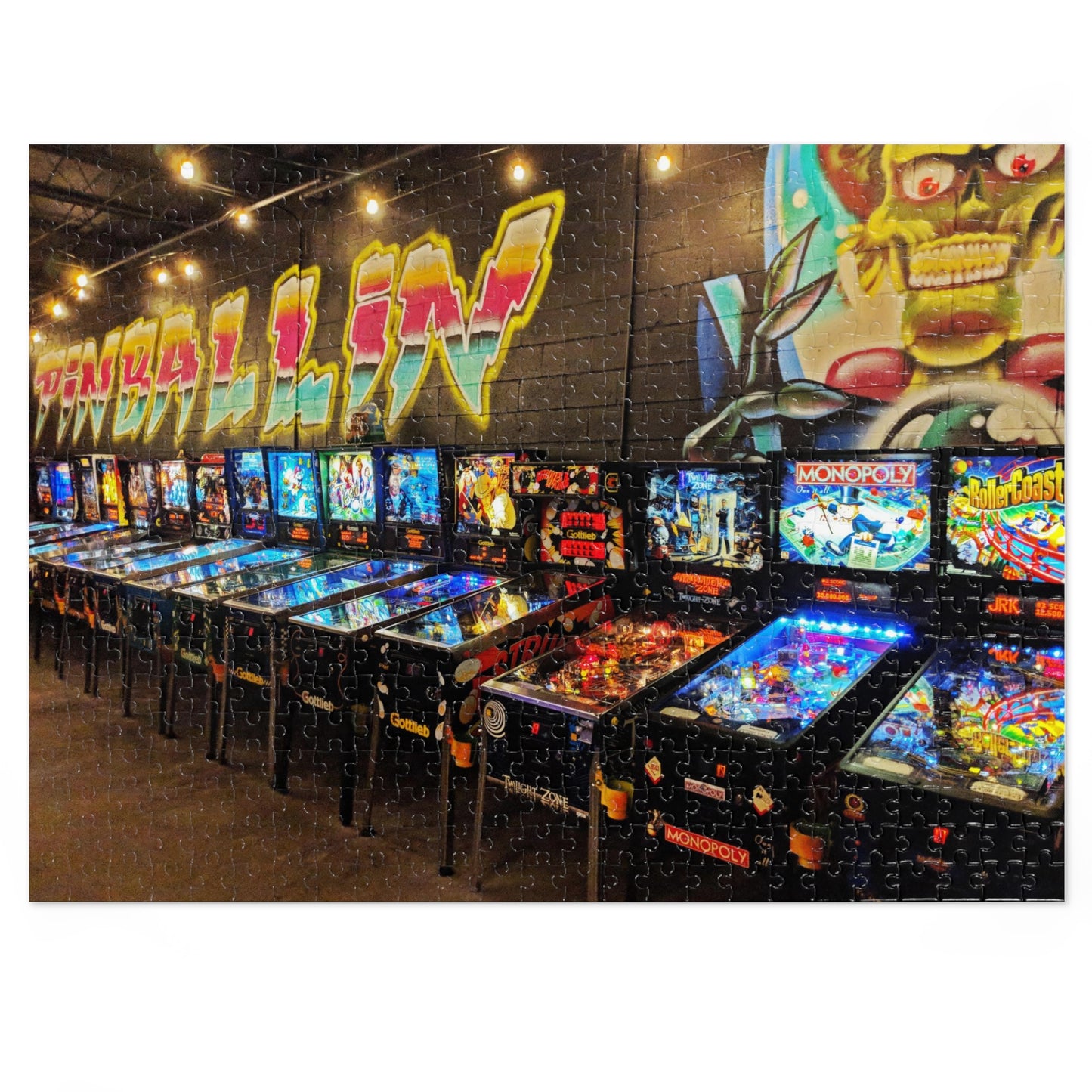 Pinball Room Jigsaw Puzzle (30, 110, 252, 500,1000-Piece)