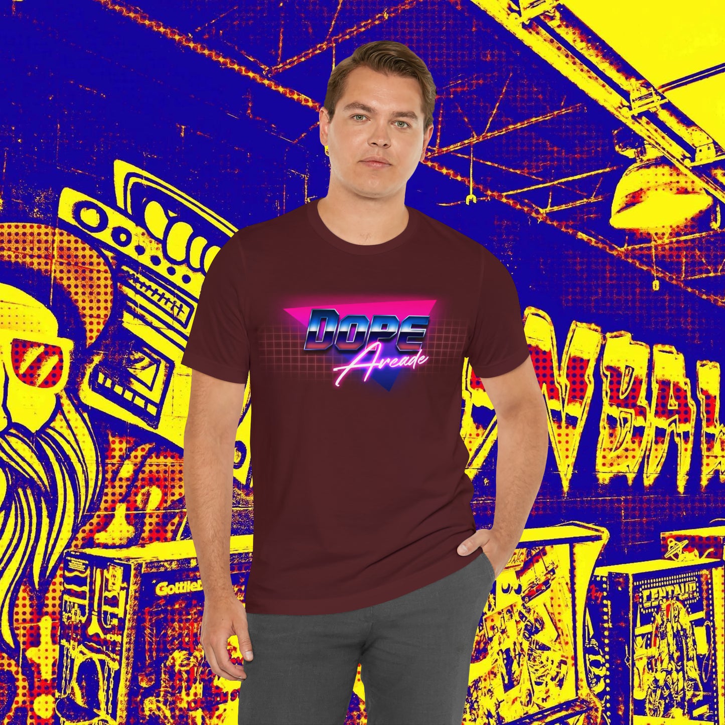 80's Neon Short Sleeve Tee