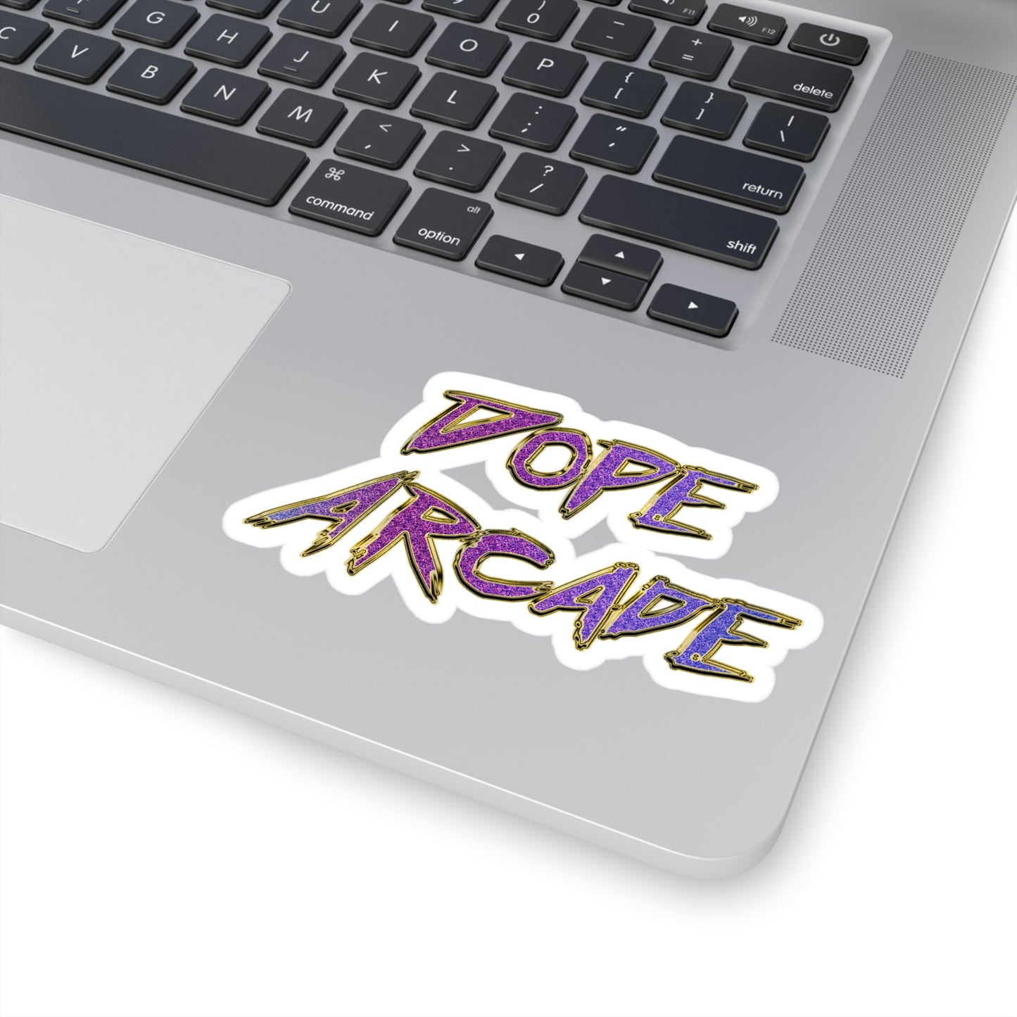 Dope Arcade Purple Bling Sticker