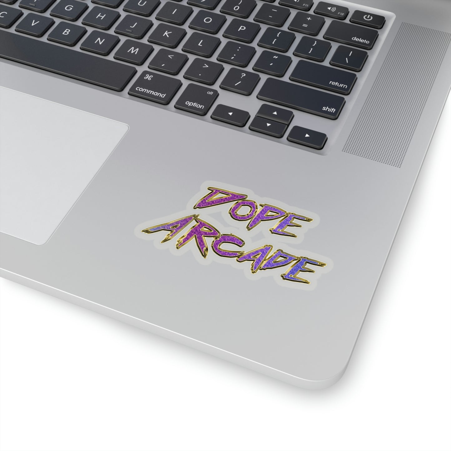 Dope Arcade Purple Bling Sticker