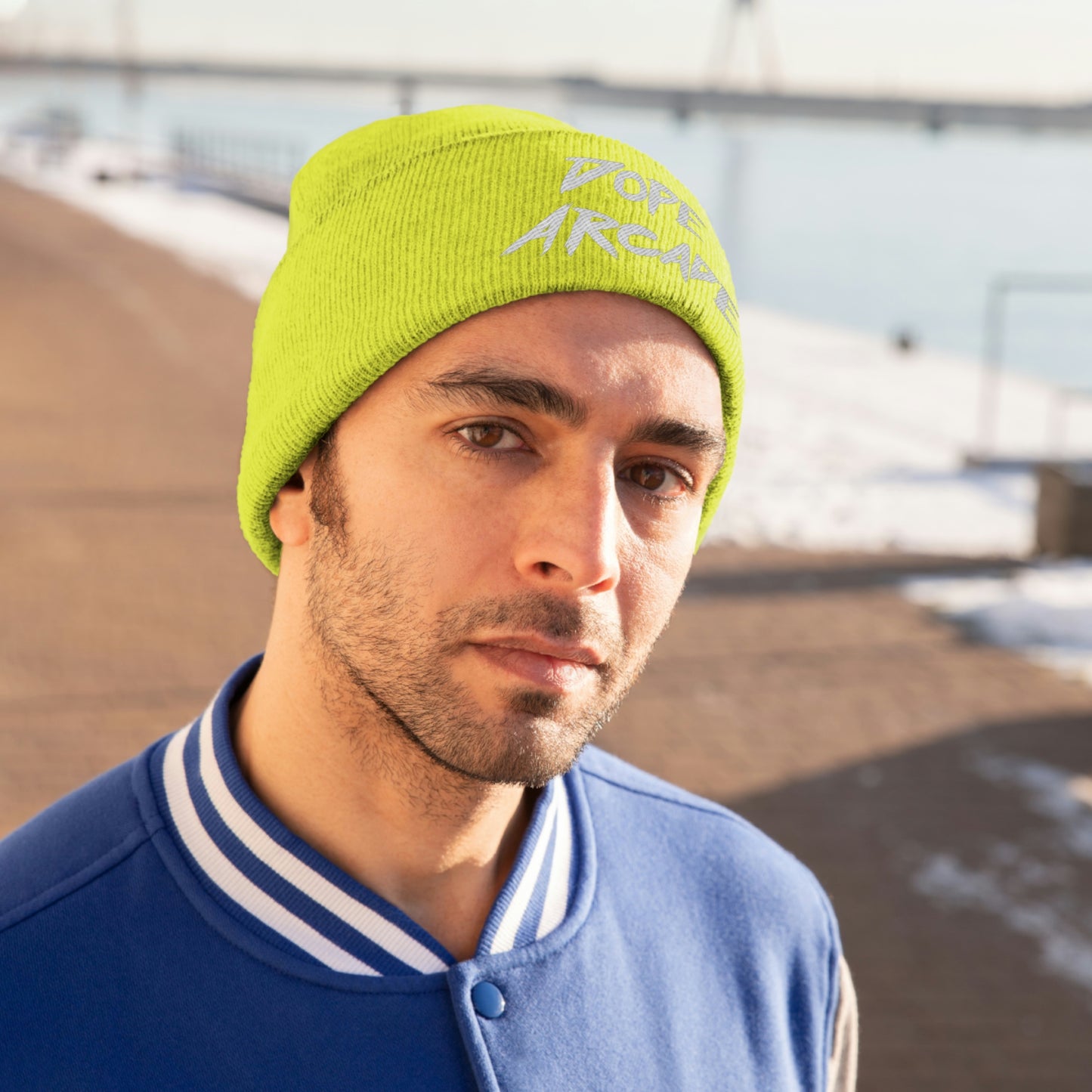 Dope Arcade Script Knit Beanie